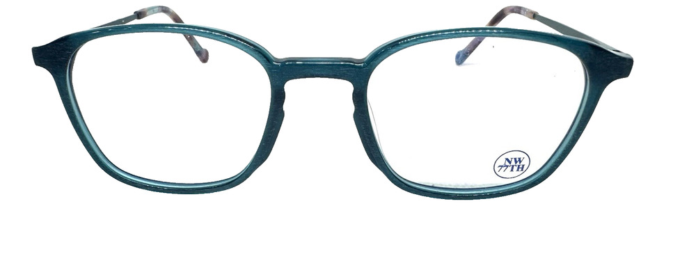 NW 77TH HOODIE DEEP SEA TEAL EYEGLASSES FRAMES 46-21-145 AUTHENTIC